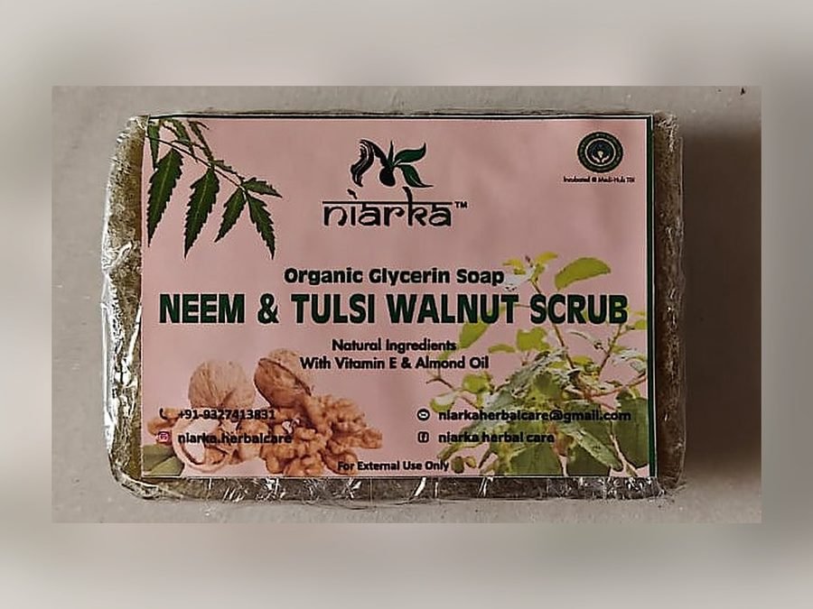 Neem Tulsi Walnut Scrub Soap