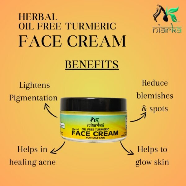 Oil Free Turmeric Face Cream (day & night) - Image 2