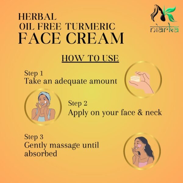 Oil Free Turmeric Face Cream (day & night) - Image 4