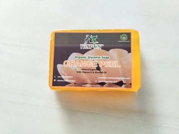 Orange Peel Glycerin Soap (Pack of 2)