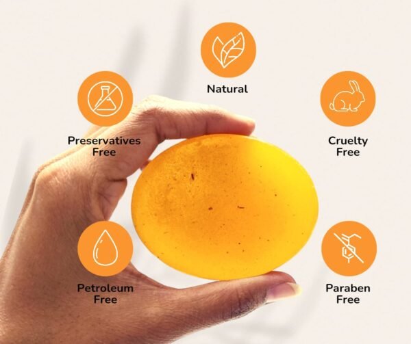 Haldi Chandan Glycerin Soap (Pack of 2) - Image 2